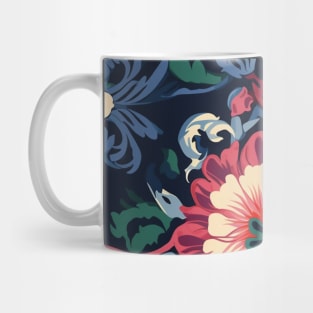 Colorful Flower Pattern V2 Mug